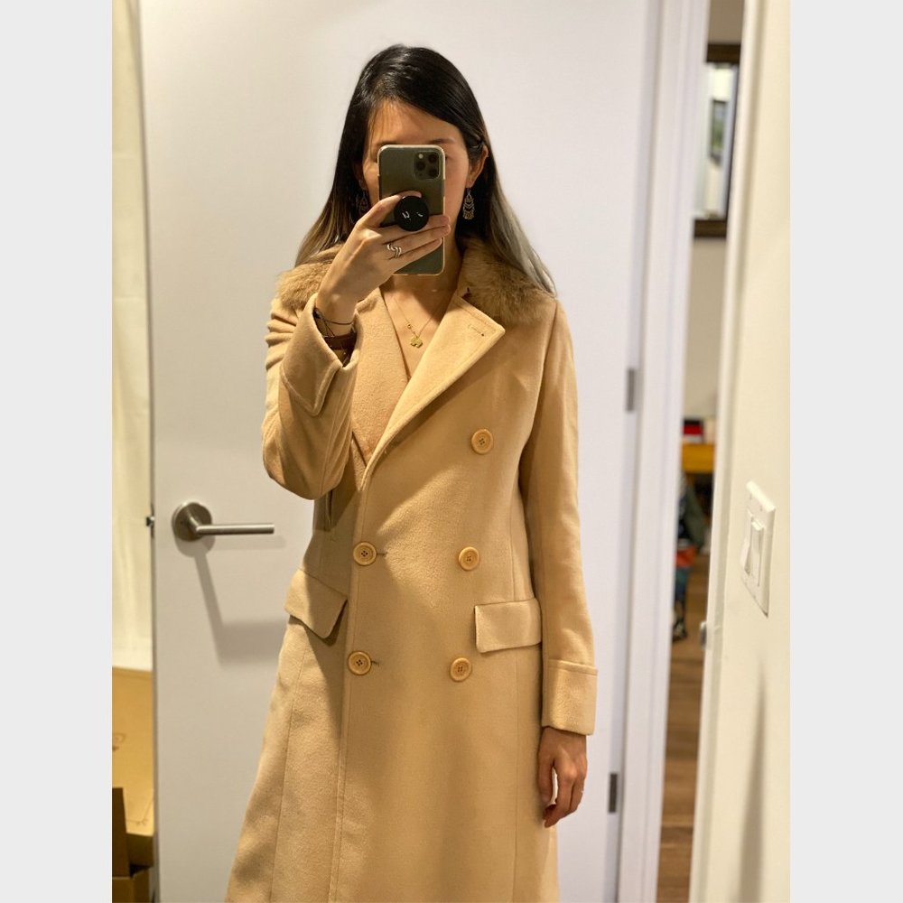 Max Mara Double Breasted Wool Coat